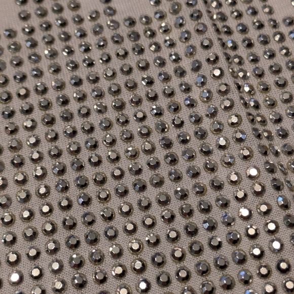 Inc international concepts open sleeve white rhinestone shirt size xs - Picture 3 of 3